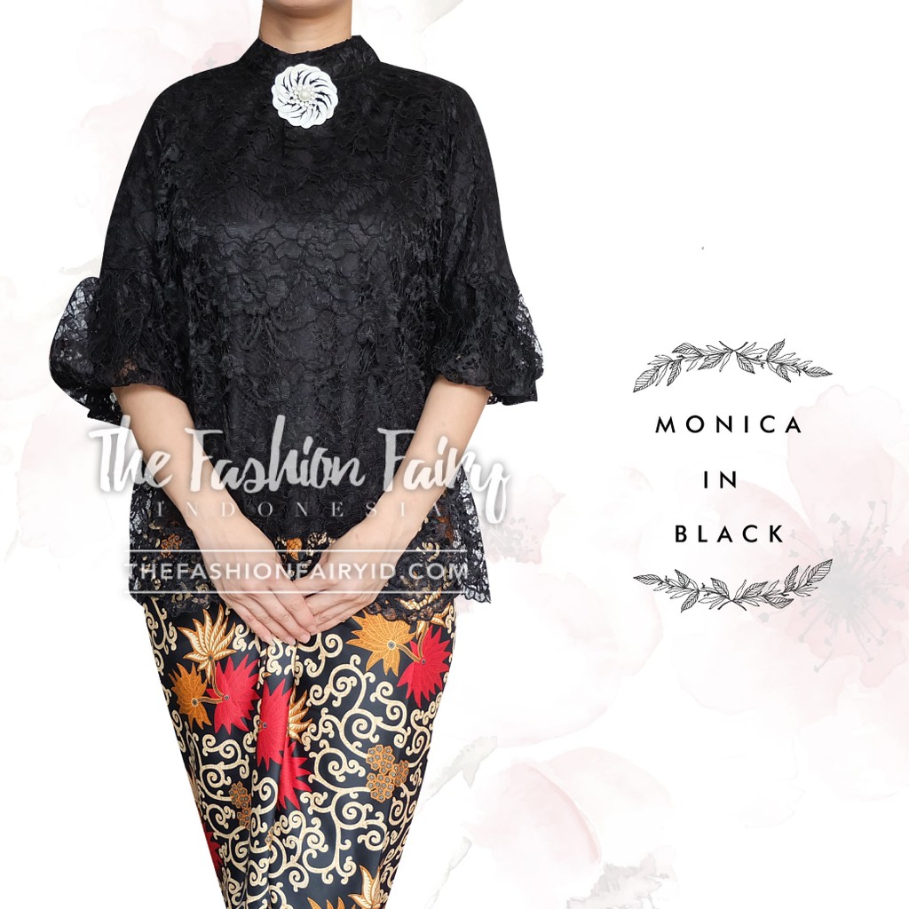 MONICA BLOUSE MOTIF BROKAT