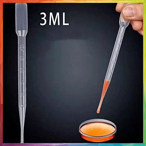 Pipet Plastik / Pipette Plastic 3 ml Panjang 15 cm Takar Cairan Pipet Tetes - Sedot 1 pcs