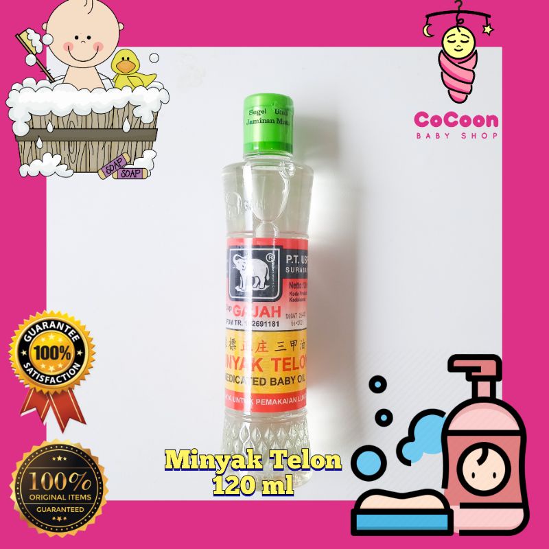 Minyak Telon Cap Gajah 120 ml / MInyak Bayi