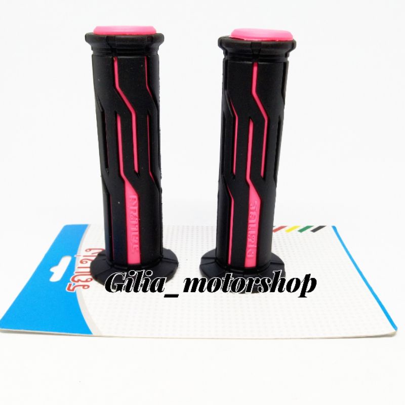 Handgrip Grip Thai garis laser kombinasi handfat karet 2warna grip Lembut Universal Beat Scoopy