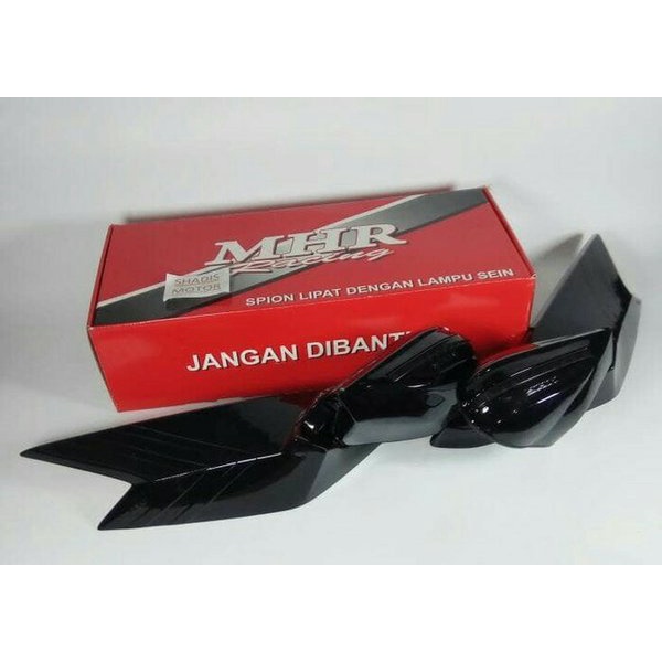 Spion Motor Merk MHR Motor NMax Lama N Max Lama Warna Hitam Spion Motor NMax Lama N Max Lama