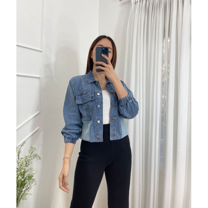 yummy denim| Denim Jacket wanita premium| Denim jacket termurah| Denim Jacket terbaru| Jacket Jeans 