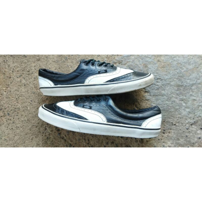 vans era wingtip leather big size 46 original 1000%