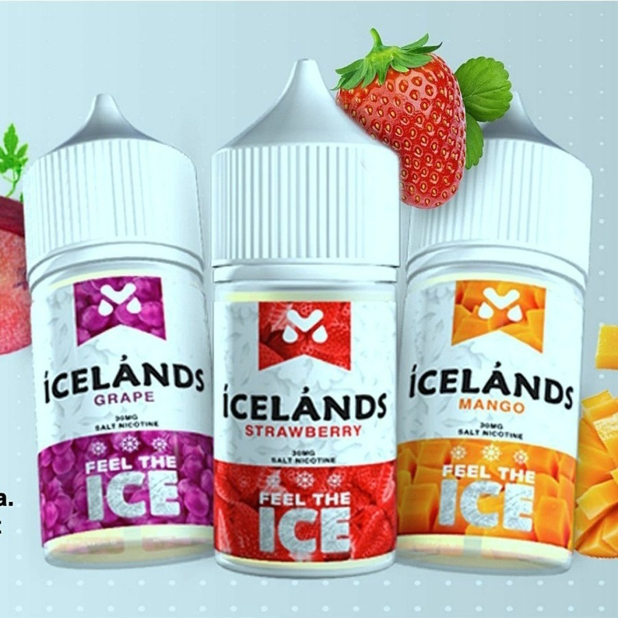 LIQUID ICELANDS 30ML ICELANDS LIQUID SALT SERIES ICE LANDS AUTENTIC