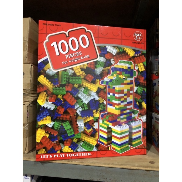 mainan blok brick isi 1000 pcs