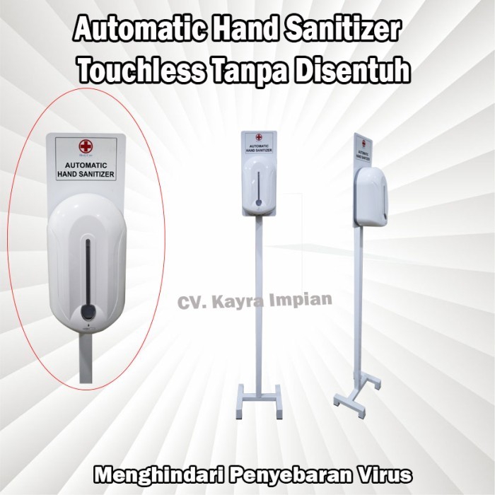 Automatic Hand Sanitizer Portable Paket Komplit