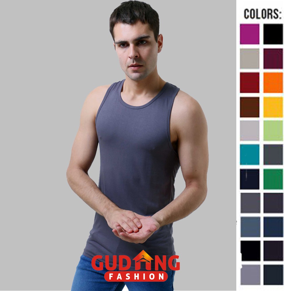 Kaos Singlet Pria Keren - Banyak Pilihan Warna