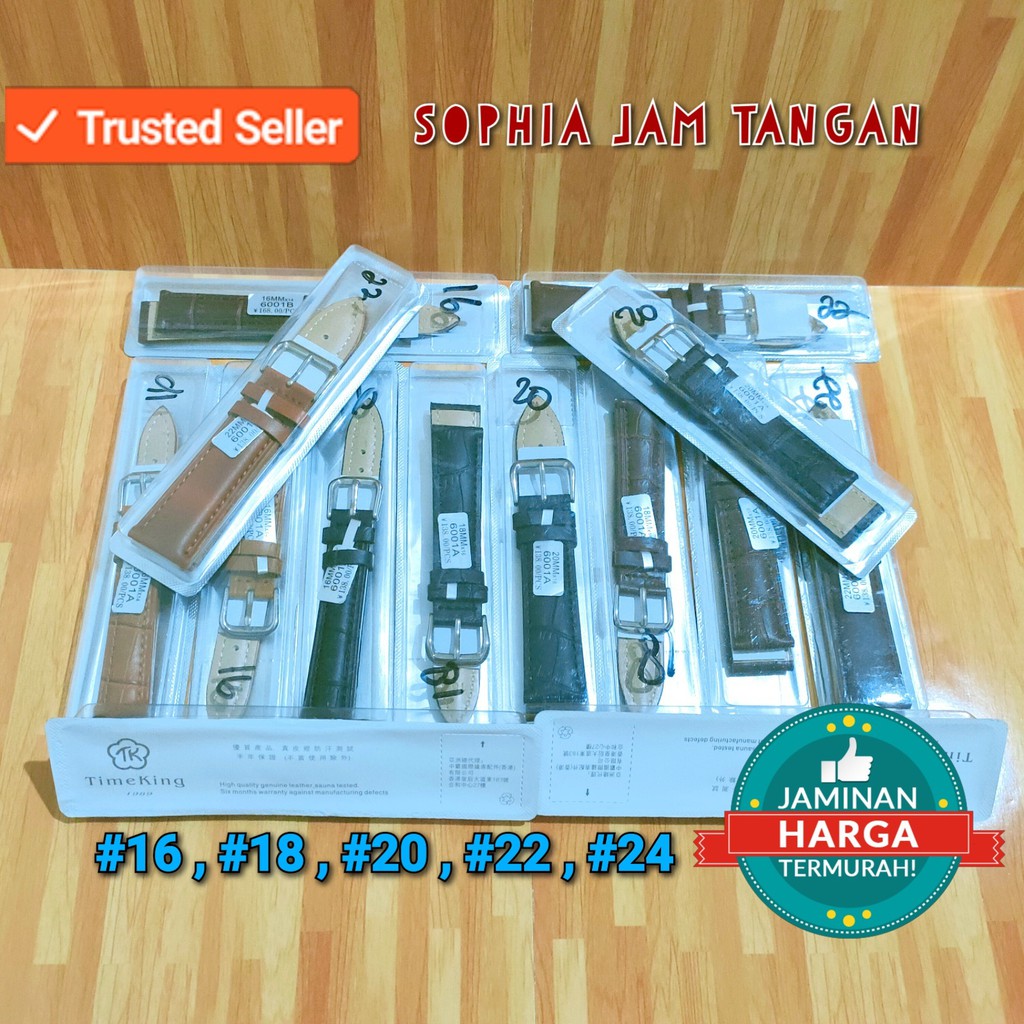 Strap jam tangan | strap kulit jam tangan | strap kulit Time King | Time King | Timeking