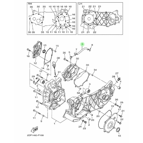 SELANG PENTILASI HAWA UDARA GEARBOX CVT AEROX 155 LEXI ORIGINAL YGP B65-E5373-00