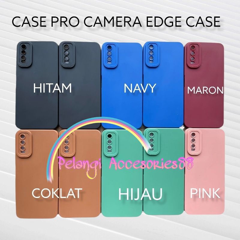 CASE SAMSUNG A72 CASE PRO CAMERA - SOFTCASE PELINDUNG KAMERA - SOFTCASE MACARON 3D CAMERA SQUARE EDGE