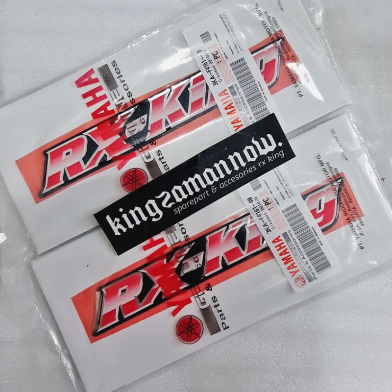 EMBLEM DOP AKI RX KING 2004 MERAH ORIGINAL