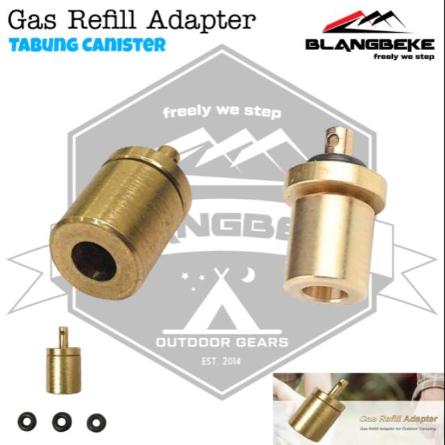 ADAPTER REFILL GAS CANISTER Butane Valve Save Switching