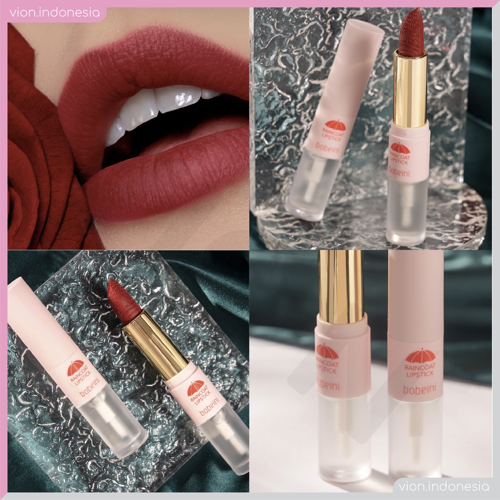 BOBEINI Premium Raincoat Lipstick Double Function Lipgloss Lipstik Original BO005