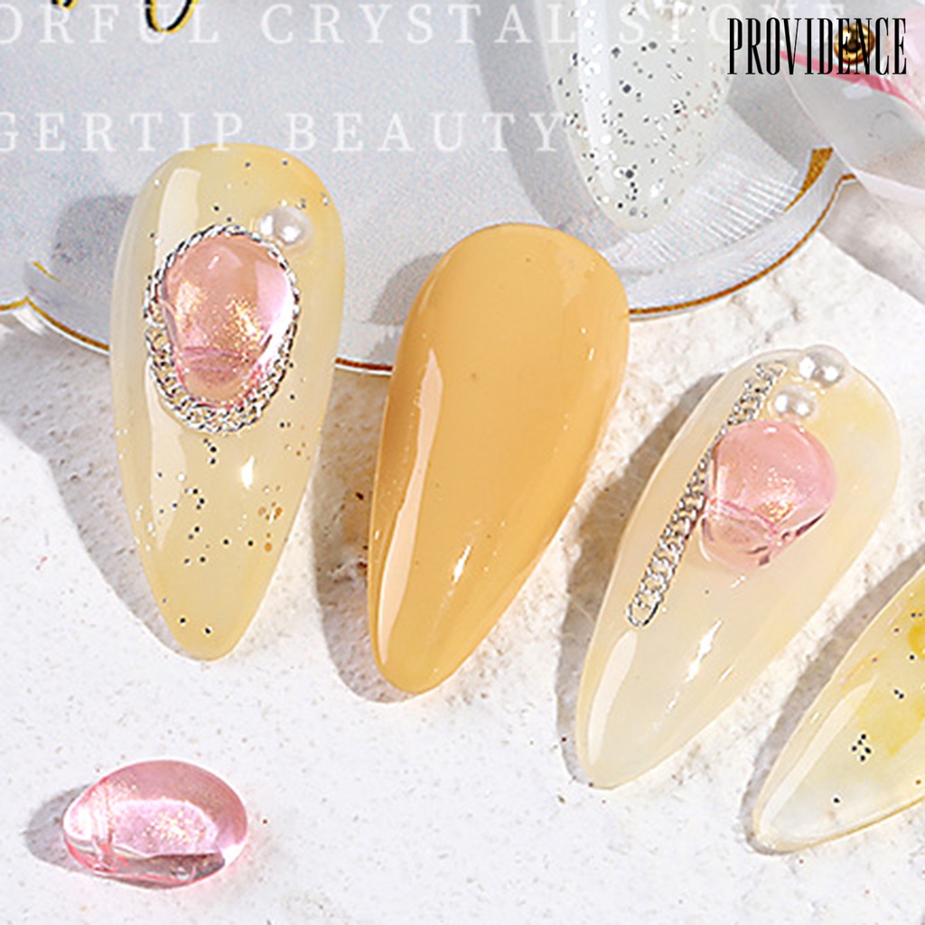 1 Kotak Batu Kristal Glitter Bahan Resin Untuk Manicure