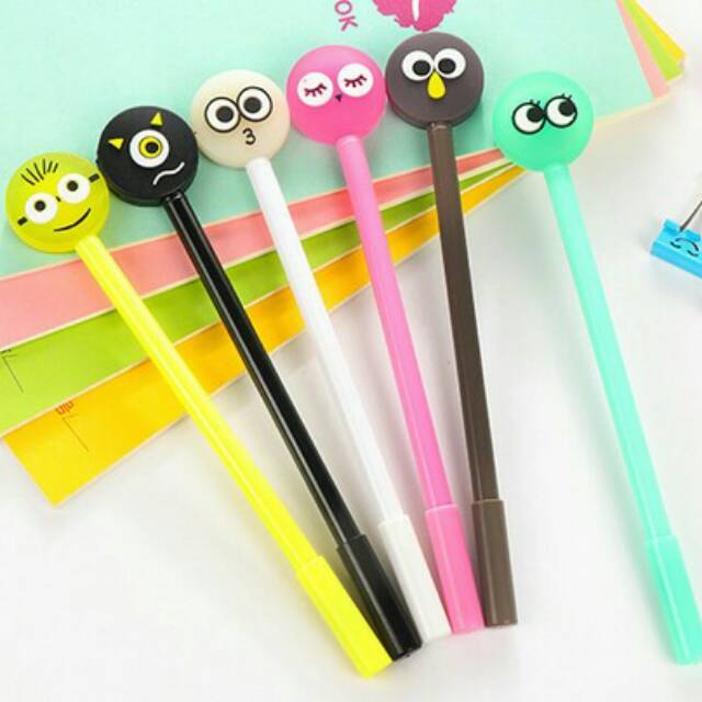 

Pulpen Gel Bisa Dihapus Ekspresi Cute 0.38mm