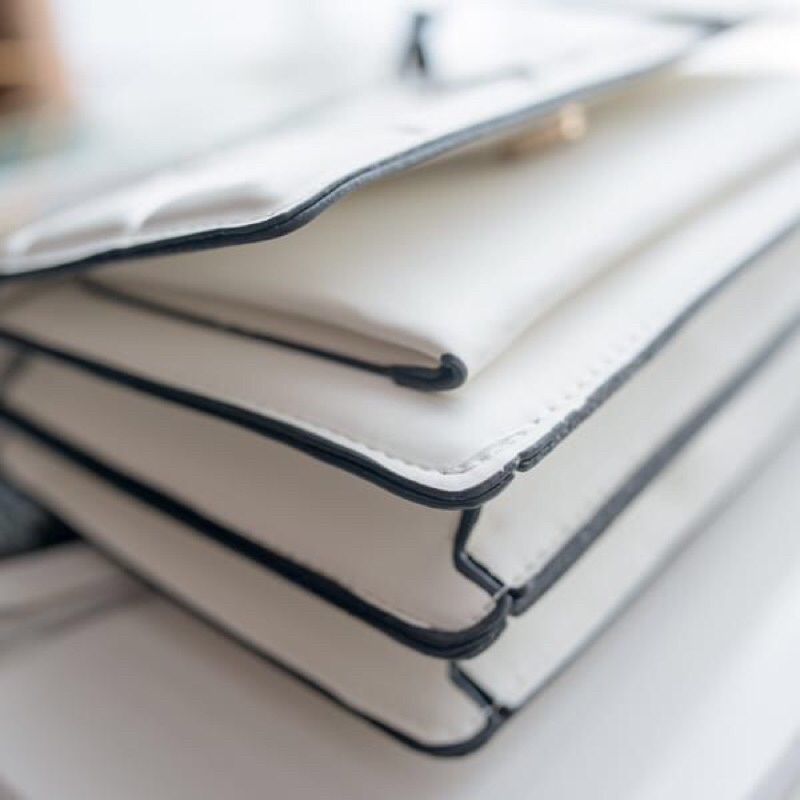 SG7544 syafniegalery tas tali rantai import motif kotak