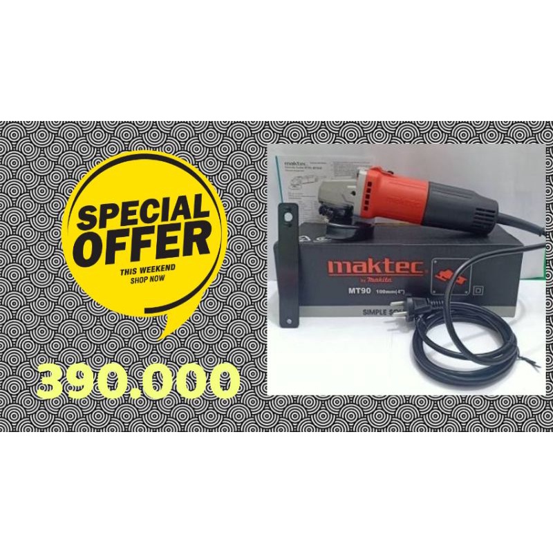 Mesin Gerinda Tangan 4 inch MAKTEC MT 90