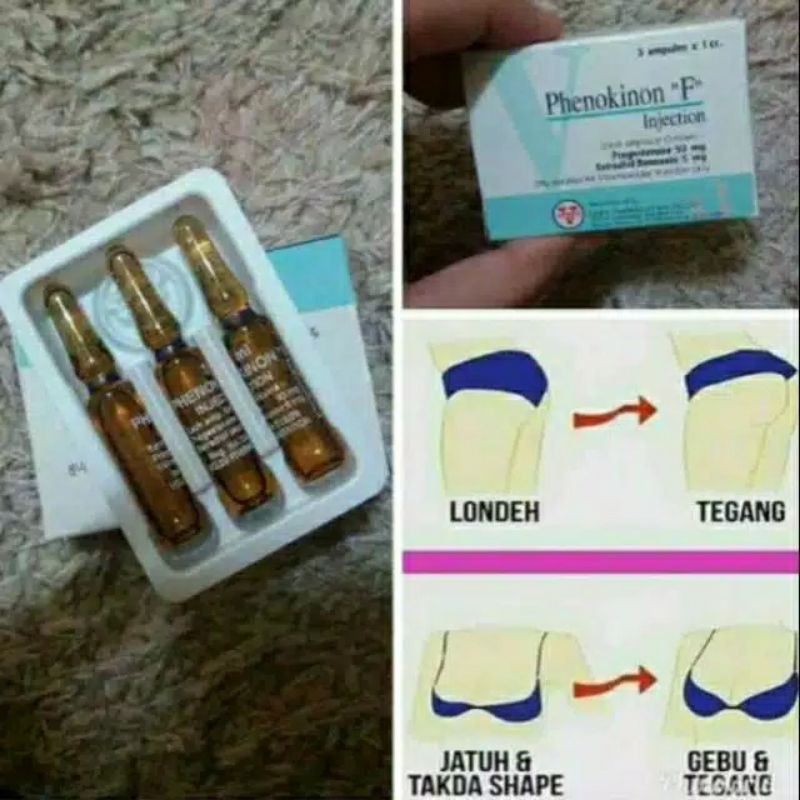PHENOKINON F SUNTIK  Pembesar PAYUDARA N pembesar PANTAT