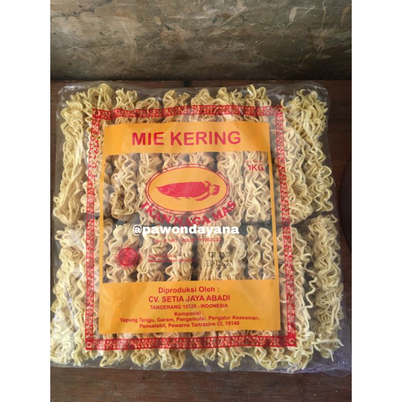 

Mie Kering Cap Ikan Naga Mas 1kg