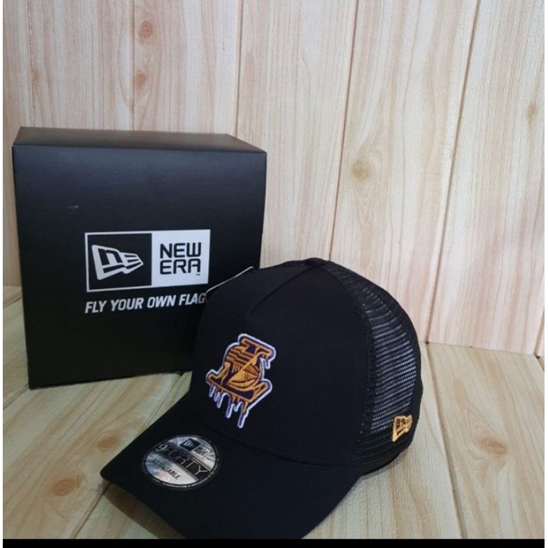 TOPI LAKERS JARING NEW ERA 9 FORTY