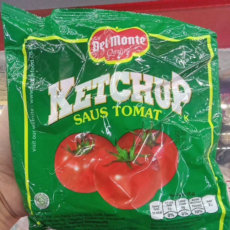 Delmonte Sauce Tomat Sachet Isi 24 Sachet