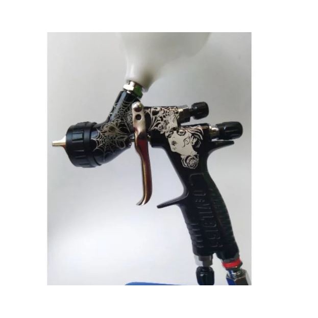 Spray Gun HVLP Fake DeVilbiss Black GTi Pro TE-20 Special Edition