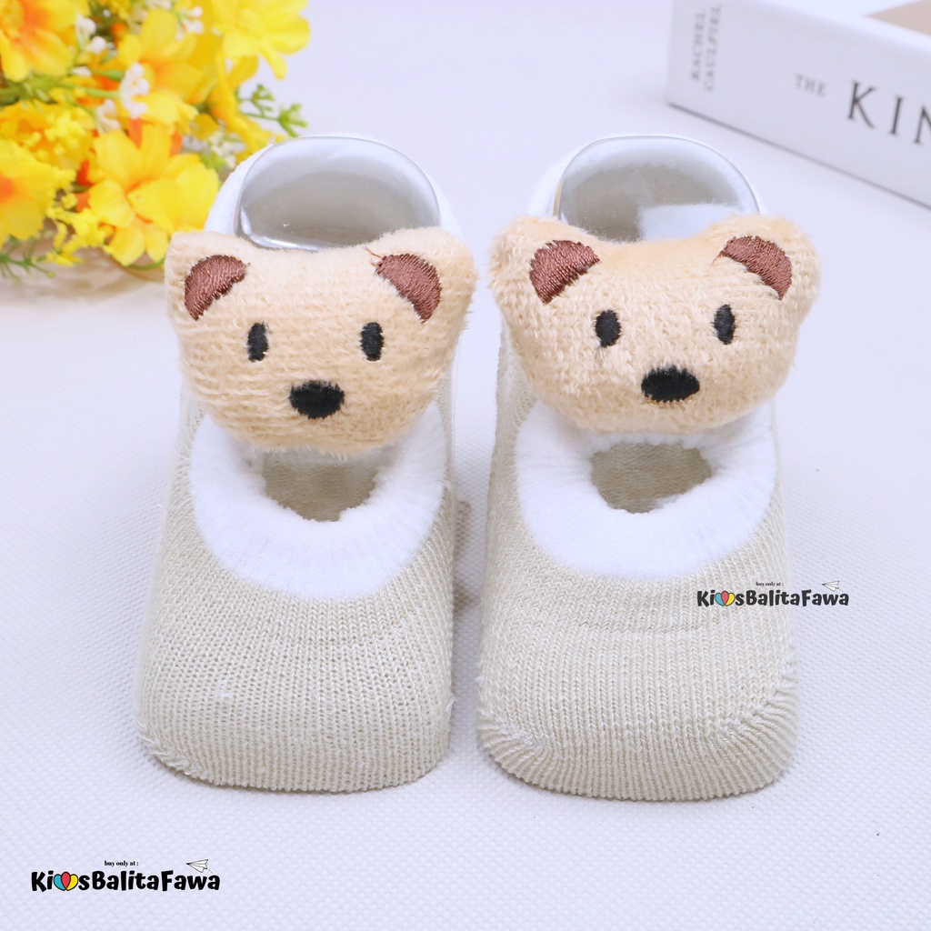 Prewalker Socks 3D Bayi Boneka Karakter / Import Kaos Kaki Polos Anak Laki Perempuan Anti Slip Murah