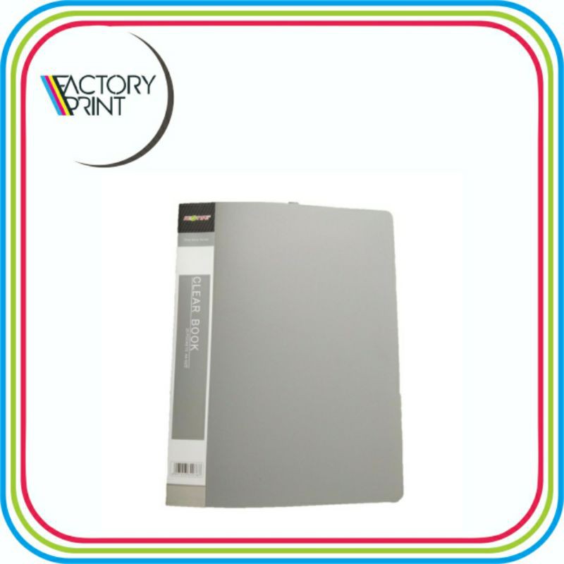 

RETYPE CLEAR CLEAR BOOK CB40A GREY