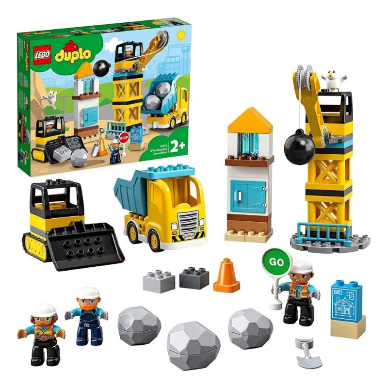 Lego Duplo 10932 Wrecking Ball Demolition Original 56 Pcs