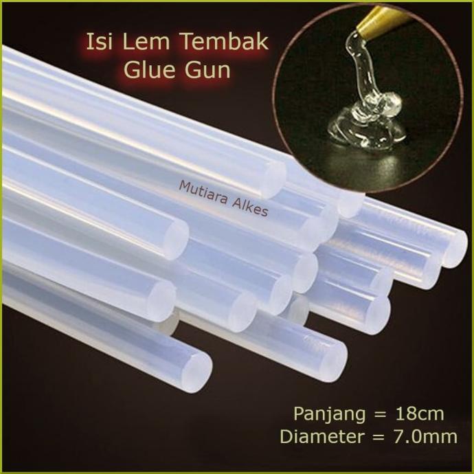 

Glue stick / isi lem tembak lem bakar lilin melt glue panjang 18cm