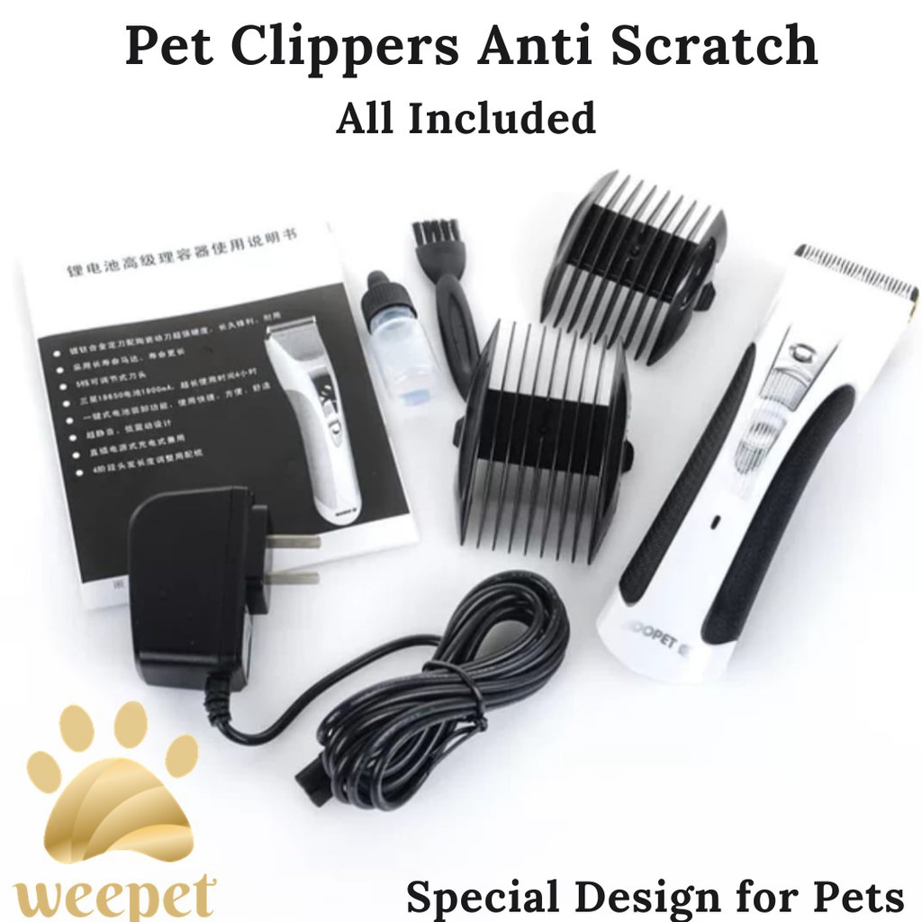 [GROOMING] PET CLIPPER ANTI SCRATCH  / ALAT CUKUR HEWAN DESIGN FOR PETS