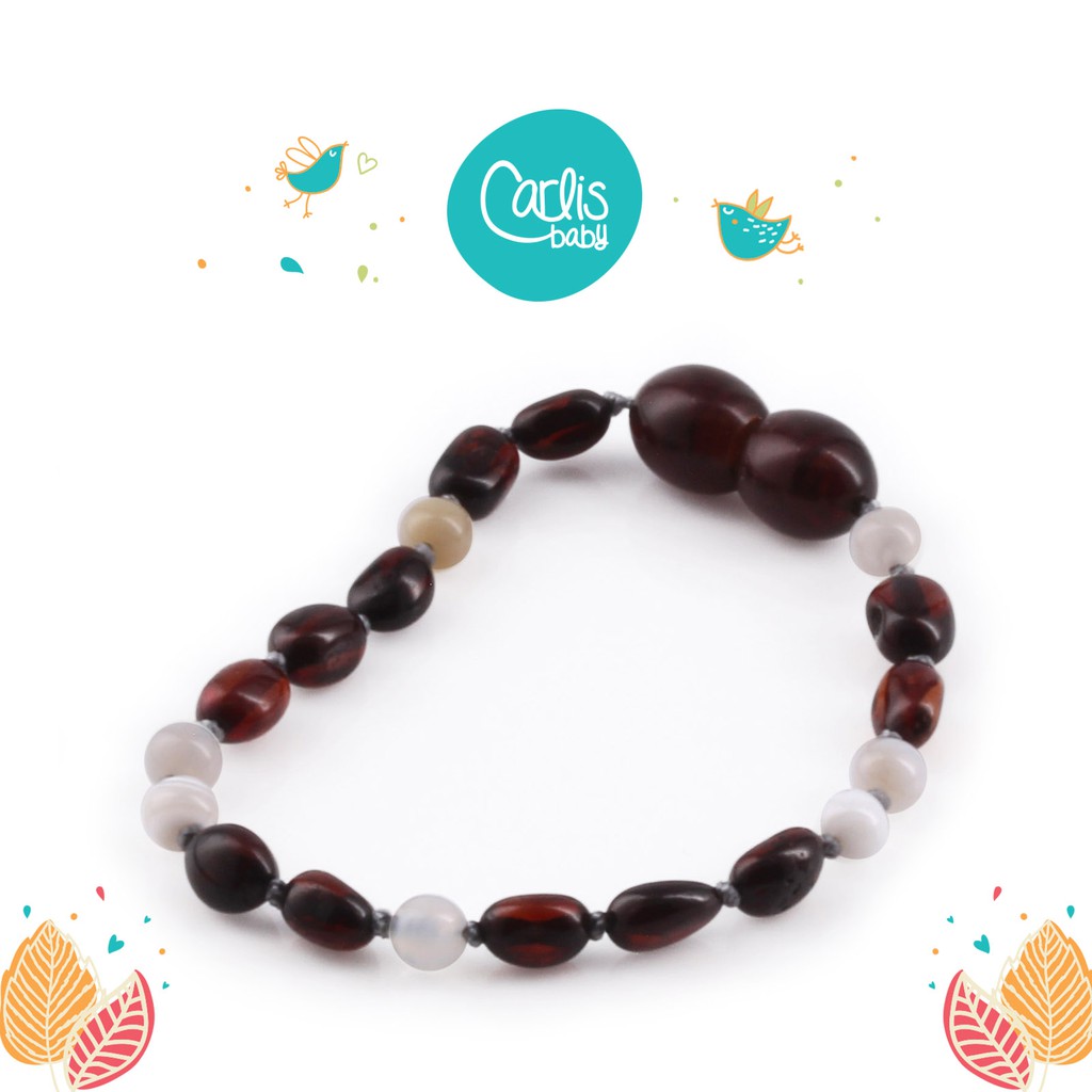 AGL43 Gelang Amber Tumbuh Gigi Bayi By Carlis Baby