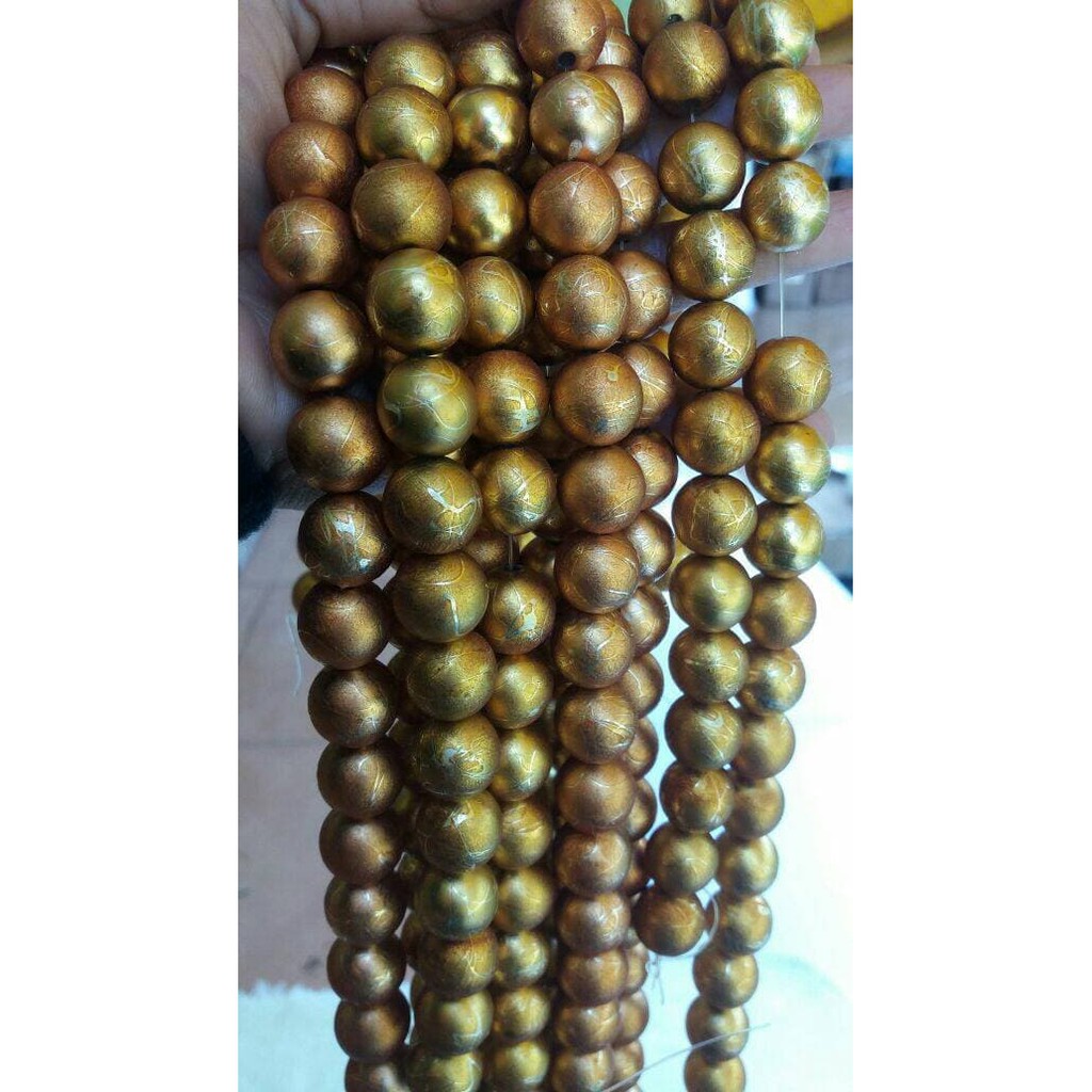 

Dijual Manik Manik Plastik Bulat 15mm Gold ( 1renteng ) ( DAS )