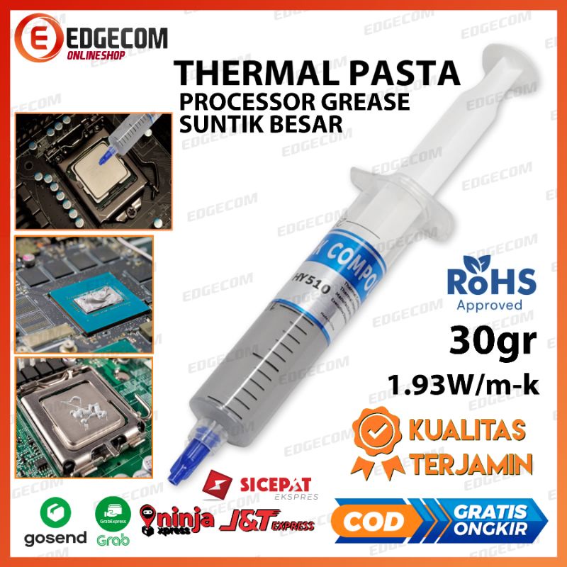 Thermal Pasta Suntik Besar Pasta Silikon Pendingin Processor