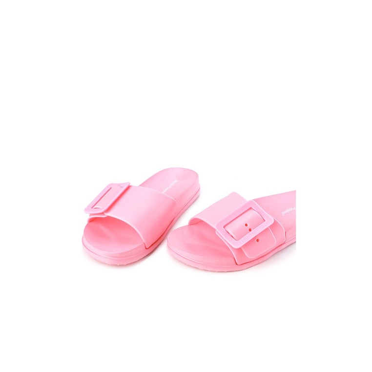 SANDAL SLIDE WANITA HUSH PUPPIES ORIGINAL SENDAL CASUAL BRANDED PINK HW17