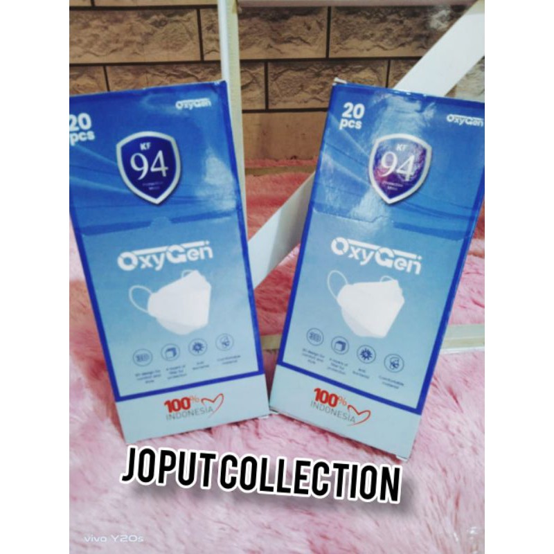 Masker KF94 OXYGEN isi 20 pcs KEMENKES