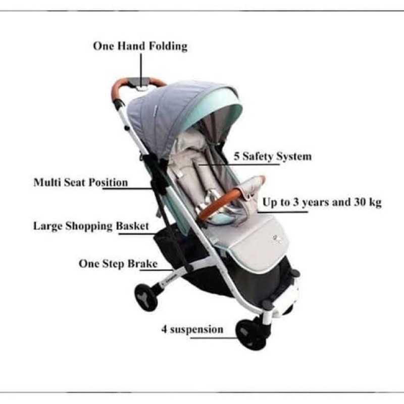 Stroller Horsemen cabin size Preloved istimewa