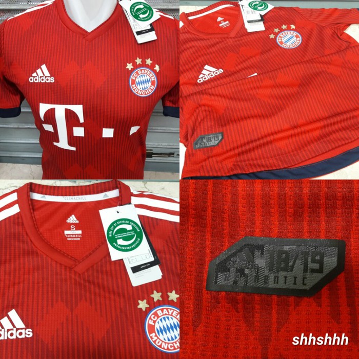 TERMUURAAH, JERSEY BOLA CLIMACHILL ADIZERO BAYERN MUNCHEN HOME OFFICIAL 2018-2019 .