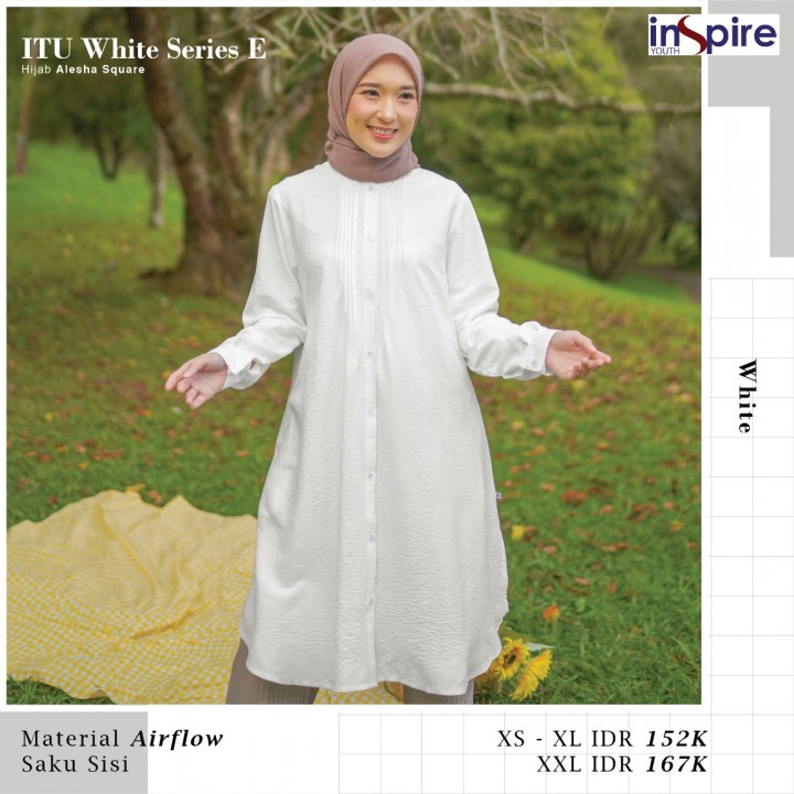 TUNIK PUTIH POLOS INSPIRE