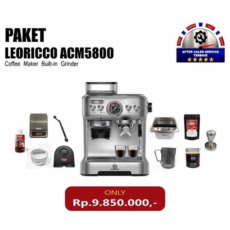 Jual Mesin Kopi Leoricco Acm Free Grinder Kg Double Boiler