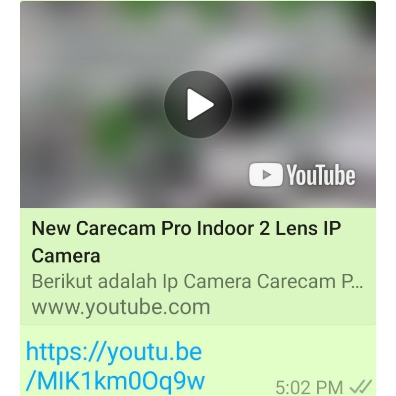 IP Camera / IPCAM CARE CAM 1080P, 2MP x 2 LENS. Hybrid Zoom 10x. Infra Red