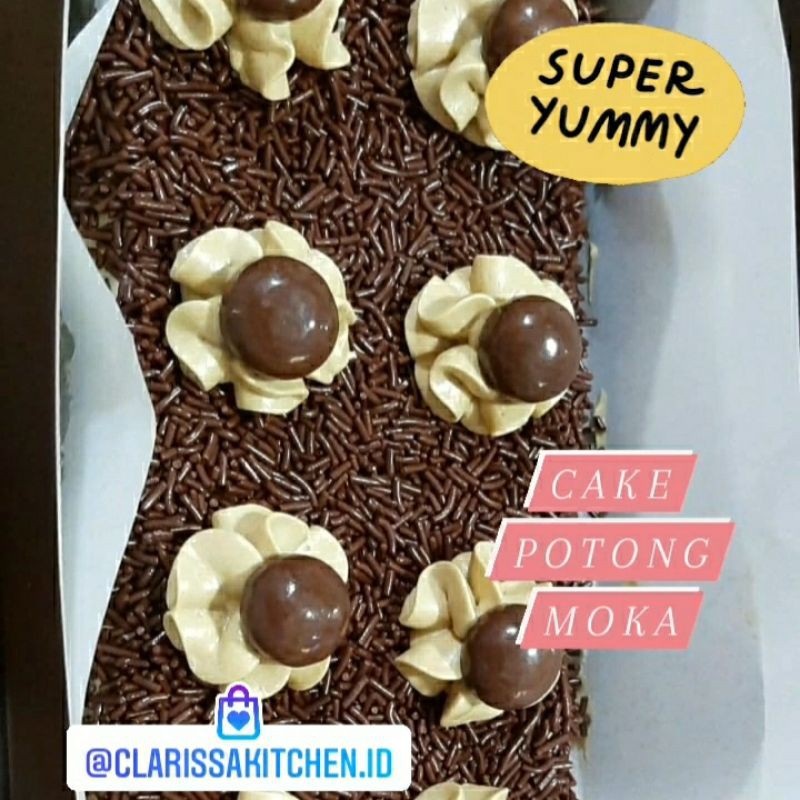 

Cake potong original / cake potong moka / kue potong moka / kue potong meises / kue potong hias