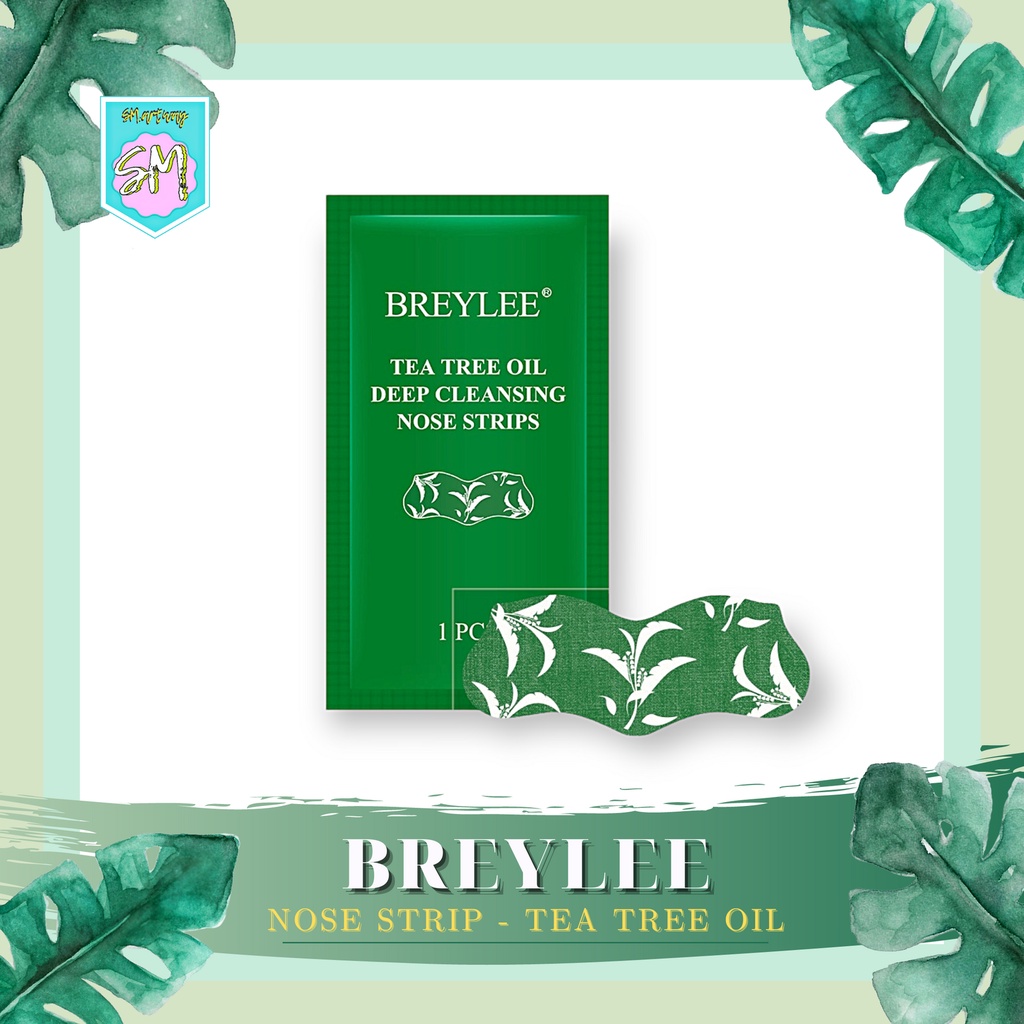 BREYLEE Nose Strip | Tea Tree Blackhead Mask | Penghilang Pencabut Komedo hidung Strips