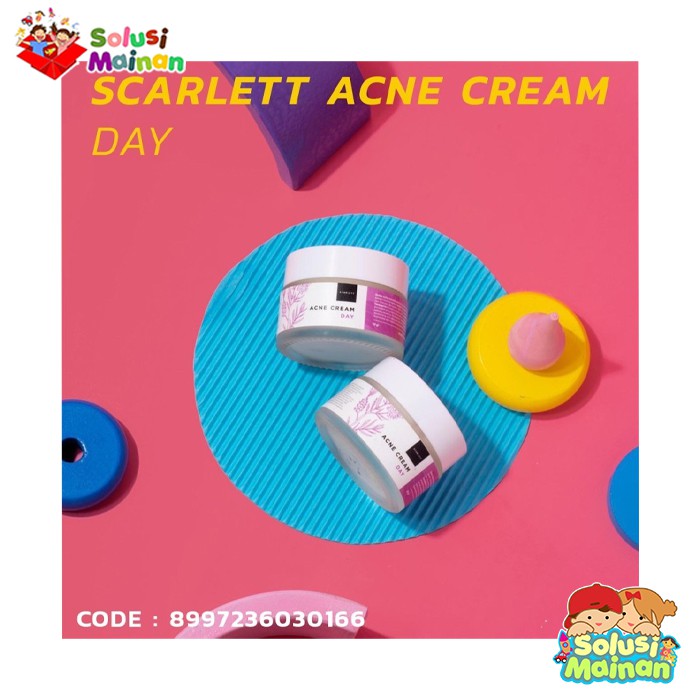 Scarlett Whitening Acne Day Cream BPOM