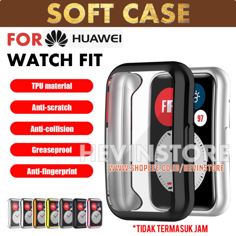 HUAWEI WATCH FIT Silicon Soft Case Pelindung TPU Bumper Case