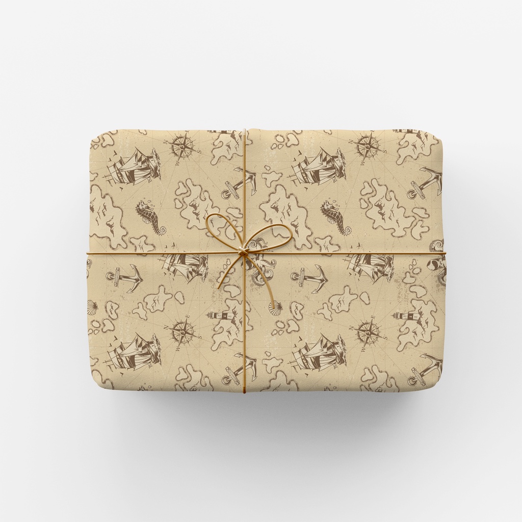 

Bukuqu KK024 Kertas Kado Vintage - Pembungkus Kado - Wrapping paper