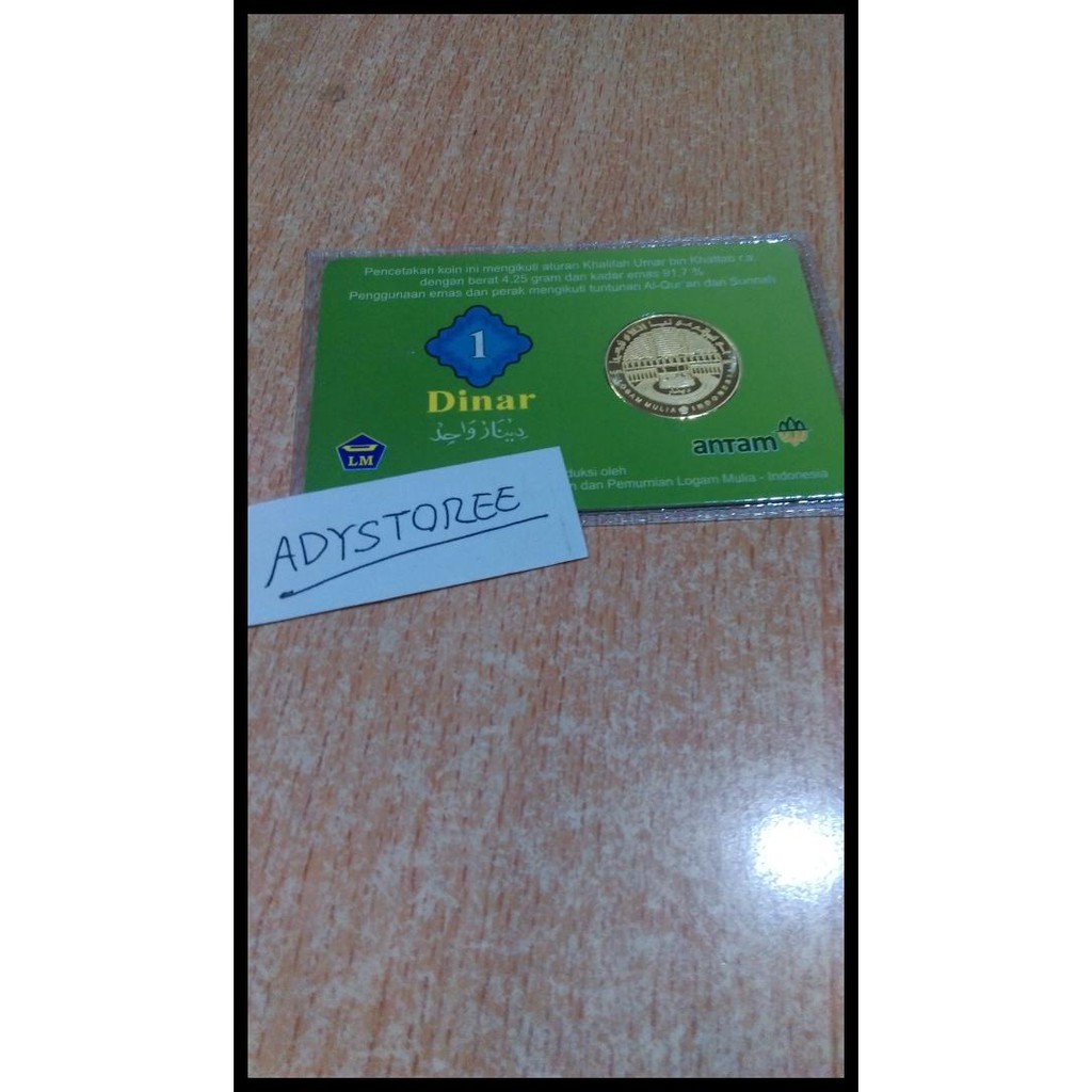 KOMPLIT Emas antam /Dinar antam 4.25 gram