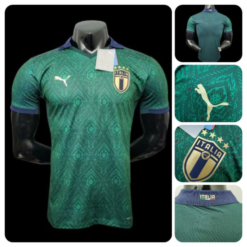 JERSEY BOLA ITALY 3RD PLAYER ISSUE 2020-2021 GRADE ORI IMPORT PREMIUM