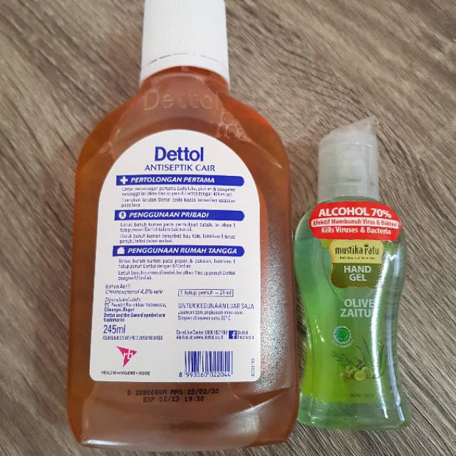 PAKET DETTOL CAIR MIX soap, hand sanitizer