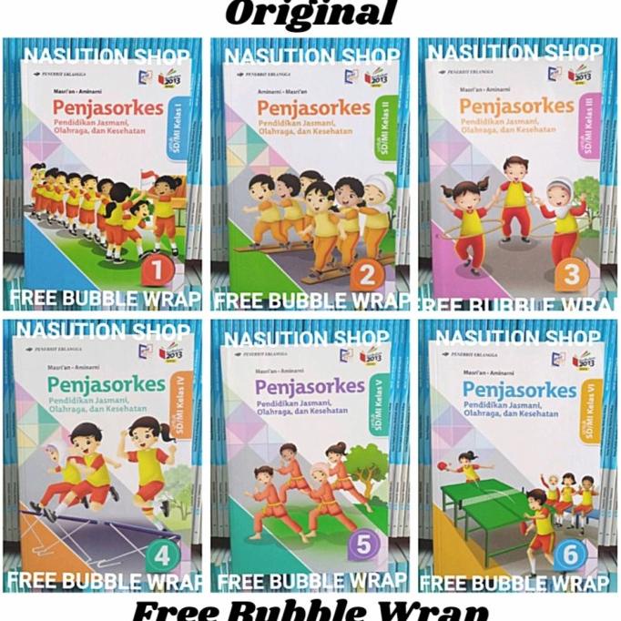 

Buku Penjasorkes Kelas 1 2 3 4 5 6 SD K13 Revisi Erlangga Original Star Seller Termurah